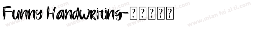 Funny Handwriting字体转换